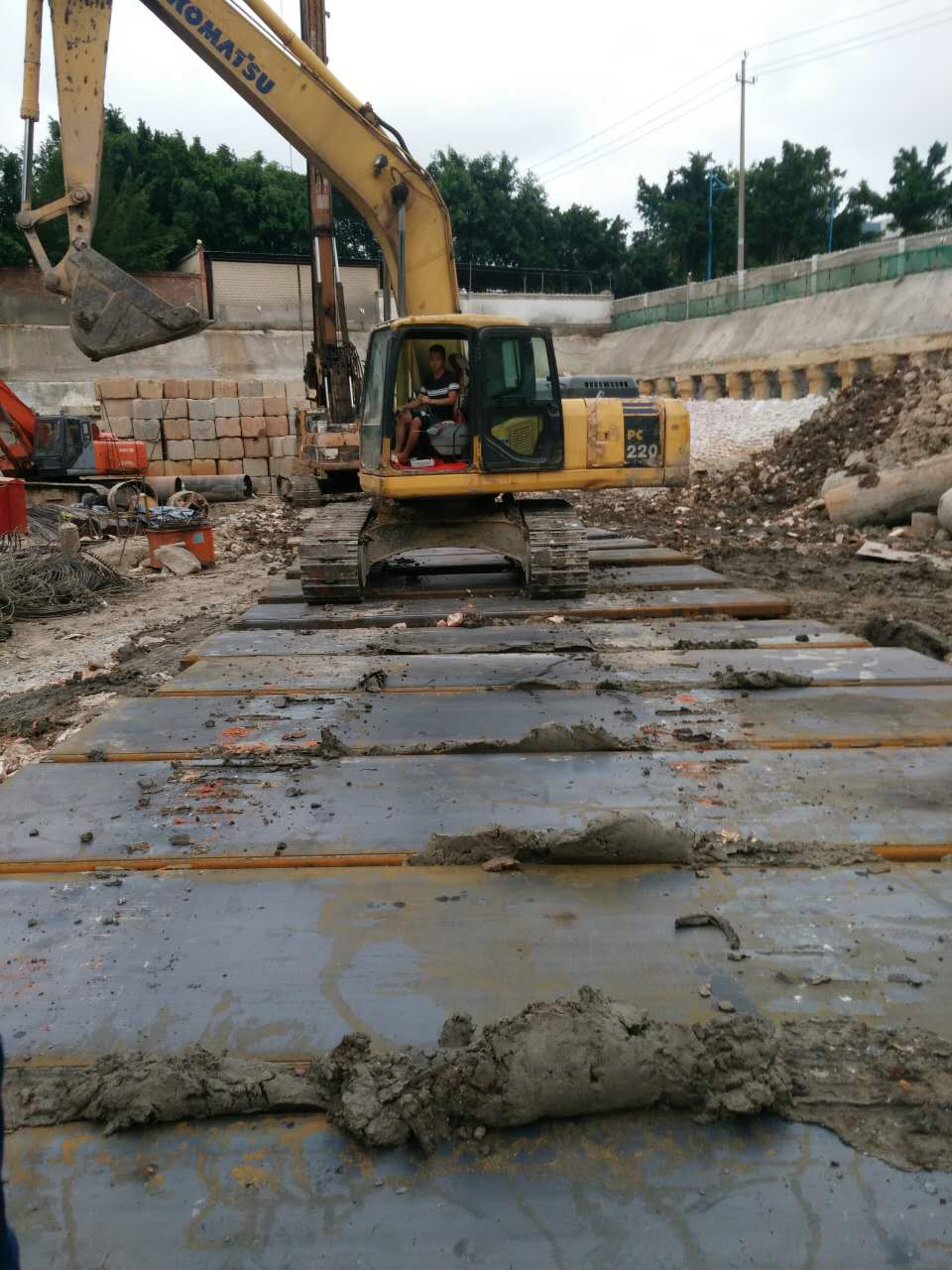 路基箱出租鋪設案例